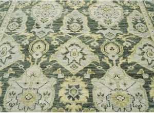 พรมปูพื้นด้านนอกสีเบจ9x12ฟุตทำด้วยมือดีไซน์แบบตุรกีดั้งเดิมปรับแต่งขนาดและสีสำหรับการออกกำลังกาย - Product Image 4