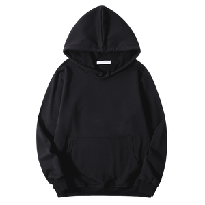 Venta al por mayor personalizado Sudadera con capucha de gran tamaño para los hombres más tamaño suéteres de poliéster y polar patrón sólido - Product Image 6