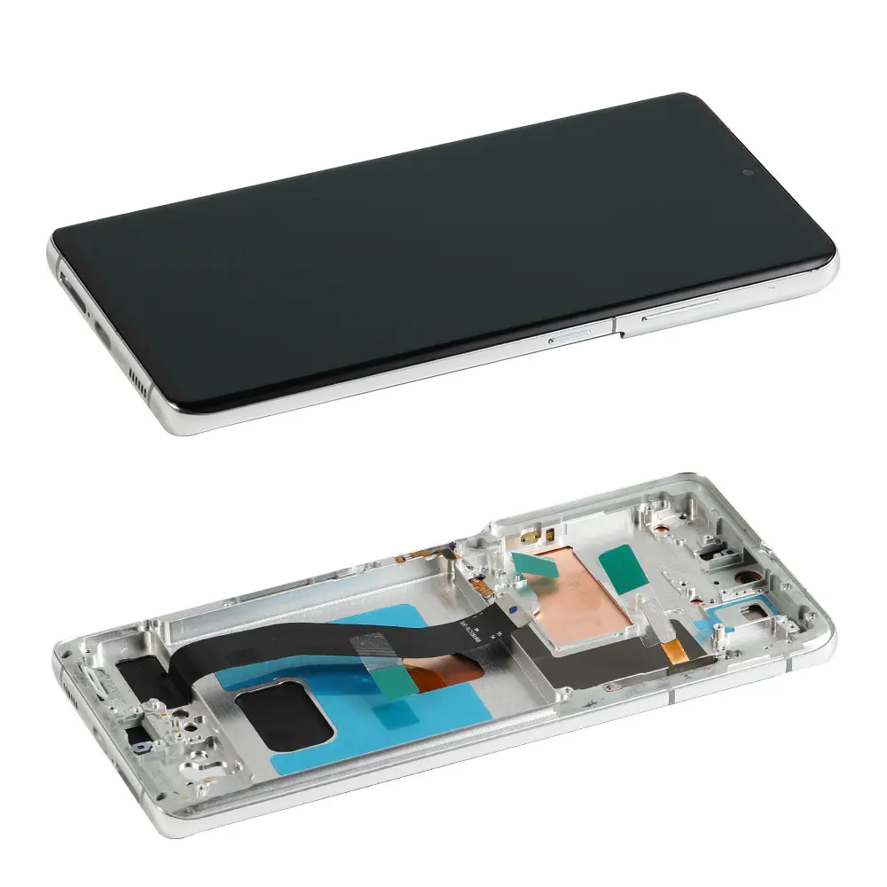 OLED layar ponsel untuk Samsung Galaxy Note Series layar sentuh dengan bingkai untuk Note 4 5 8 9 10 20 Plus Ultra