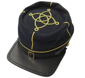 Venta al por mayor de logotipo de requisito personalizado de alta calidad US CS Unisex American Reproducción de lana azul Kepis sombreros - Product Image 1