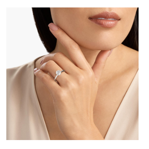 Kokan แหวนหมั้นเพชรแบบหกแฉกลายดาวเคราะห์ประดับเพชรสไตล์วินเทจของผู้หญิงที่สง่างามได้รับแรงบันดาลใจในการปรับสีและขนาด - Product Image 4