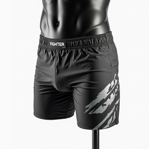 Short de combat MMA personnalisé fabriqué avec des vêtements MMA et des shorts sublimés pour No Gi Jiu Jitsu Kimono Kimono de Jiu Jitsu Style - Product Image 6