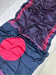 Belle frontière Kanchi tissu de cuivre soie or Saree non cousu indien Bollywood Style Designer pur Gajji doux saree en soie - Product Image 5