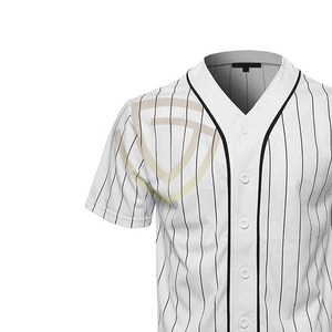 Uniformes de baseball pour hommes adultes, col en V, séchage rapide, respirant, 100% polyester, qualité supérieure, logo personnalisé, service OEM - Product Image 6