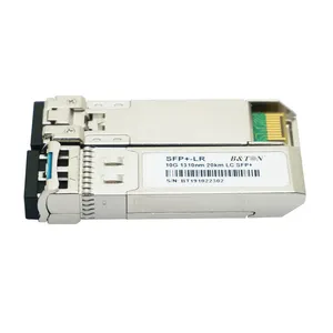 SFP-10G-LR兼容10GBASE-LR SFP + 双光纤1310nm DFB 20千米光收发器模块