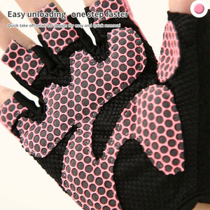 Breathable Weight Lifting Gloves <b>Half</b> Finger Gym Gloves With Wrist Support Anti <b>Slip</b> Wear Resistant Workout Glove for Unisex - Product Image 5