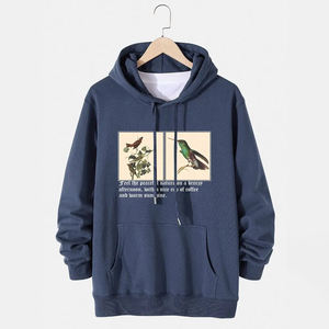 Sudaderas con capucha de invierno para hombre 3XL de alta calidad, logotipo impreso personalizado, patrón sólido, sudaderas de lana de peso pesado, venta al por mayor competitiva - Product Image 6