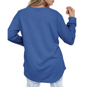 Sweatshirts thermiques pulls taille personnalisée pour femmes col rond à manches longues sweat-shirts d'hiver-Produit du fabricant - Product Image 5