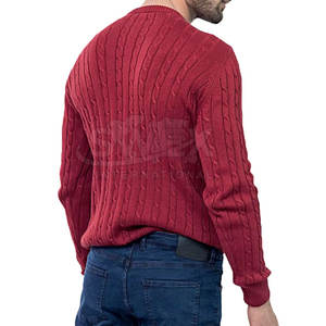 Pulls pour hommes décontractés d'hiver, taille personnalisée, pulls en coton respirants, prix de gros, pulls pour hommes - Product Image 2