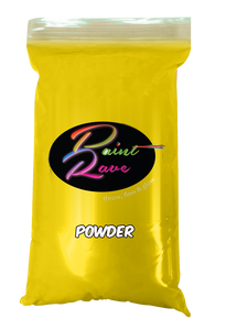 Pintura Rave UV Amarillo Neón Lavable Fluorescente en Polvo Mate para Eventos y Recubrimientos de Edificios, Pintura para Salpicaduras, 5 Galones - Product Image 2