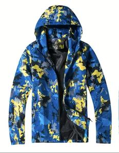 Custom Canvas Breathable Hooded Jacket Stand Collar Long Sleeve Windbreaker Zipper High Street Stylish Casual Outdoor Winter - Product Image 1