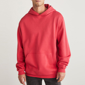 2025 sweats à capuche surdimensionnés épais goutte épaule plaine blanc personnalisé hommes sweats à capuche hiver haute qualité coton éponge français - Product Image 4