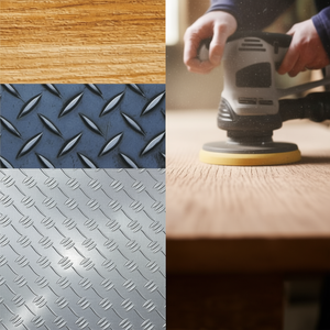 แผ่นขัดแซนด์ดิสก์แบบเวลโคร Stanley ขนาด 125 มม. สำหรับเครื่องขัดแบบวงโคจร แพ็คหลายชิ้น พร้อมข้อต่อแบบเร็วและเม็ดทรายหลากหลายขนาด - Product Image 3