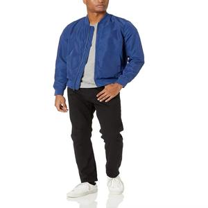 Blousons Bomber Homme Tendance à Col Montant en Toile Séchage Rapide pour l'Hiver – Style Urbain Uni - Product Image 1