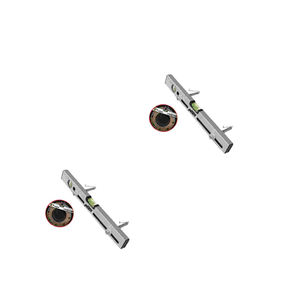 Herramientas niveladoras de dos orificios de brida de precisión de metal de alta calidad a precio mayorista a granel - Product Image 1