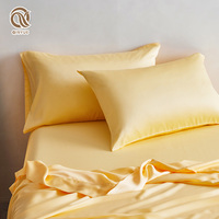 Ensemble de draps double en bambou 100% naturel, respirant, écologique, simple, 400TC, bio