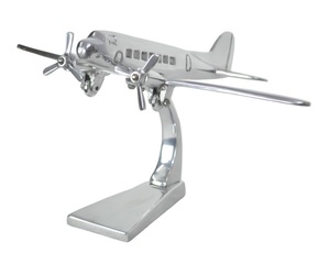 Modelo de Avión de Hélice con Base, Decoración de Mesa, Accesorios para el Hogar, Modelo a Escala 1:100 de Avión Fundido a Presión, Mejor Precio - Product Image 2