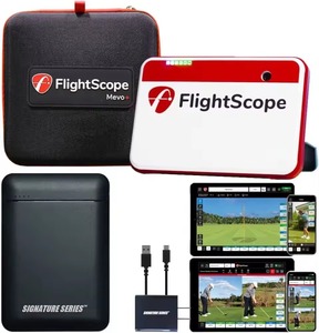 Simulador de Golf FlightScope Mevo+, Nuevo Lanzamiento, Monitor de Lanzamiento de Alta Precisión, Conectividad WiFi/USB, Garantía para Uso Doméstico - Product Image 1