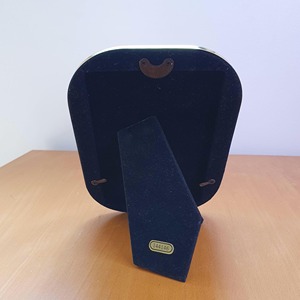 Shiny Gold Metal Photo <b>Frame</b> Elegant Decorative <b>Picture</b> Holder Stylish Tabletop Display for Home Office Wedding Gift Keepsake - Product Image 3