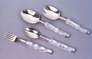 Juego de Cubiertos Portátil de Latón Pulido Brillante para Hotel y Restaurante, Utensilios de Cocina para el Hogar - Product Image 2