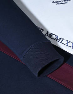 Ropa de calle con estampado DTF personalizado para hombre, sudaderas con capucha, primavera 100%, poliéster/algodón, serigrafía bordada en 3D, teñido liso - Product Image 2