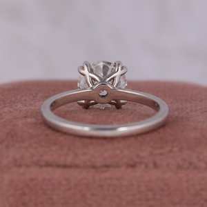 Diamant de laboratoire de coupe ronde diamant CVD diamant rond pour bague solitaire, cadeau de mariage - Product Image 4