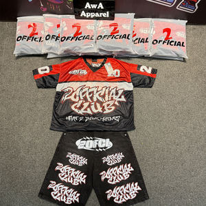 ชุดเสื้อยืดและกระเป๋าข้างสำหรับผู้ชายชุดกางเกงขาสั้นแฟชั่นแนวสตรีทสำหรับผู้ชายเสื้อยืดฤดูร้อนดีไซน์ล่าสุด - Product Image 2