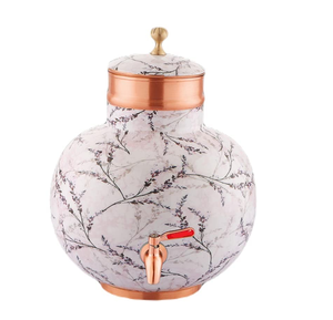 100% cuivre imprimé distributeur d'eau Pot Vintage Unique cuivre Pot d'eau personnalisé pour les meilleures ventes - Product Image 2