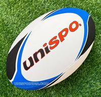Balón de Rugby Inflable Promocional Personalizado UNISPO, con Logotipo Impreso, Cámara de Látex, Cosido a Mano, Duradero, de Goma Ecológica, con Diseño de Dibujos Animados