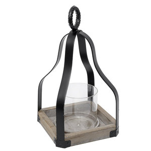 Linterna de vela de metal hecha a mano, suministros de portavelas de diseño único para decoración del hogar a precio mayorista de India, novedad - Product Image 1