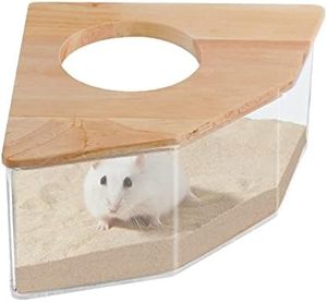 Jinzhenhong Hamster Sable Bain Pentagone Hamster Vente Chaude Cadeaux & Artisanat Boîtes En Bois Panneaux Muraux Fabriqués En Inde - Product Image 1