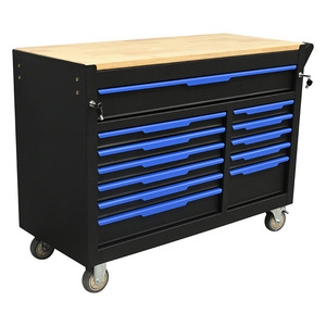 Oem Heavy Duty 12-Drawer kim loại bàn làm việc với bánh xe cho nhà để xe và hội thảo lưu trữ - Product Image 1