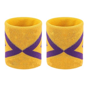 Bracelets de sport personnalisés avec logo, en tissu éponge brodé, coton, tennis, football, baseball, bandeaux de sport - Product Image 6