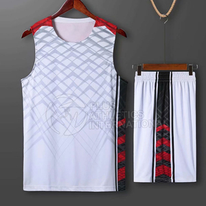 Uniforme de basket-ball tissu à séchage rapide impression de numéro de nom personnalisé pour une utilisation en équipe uniforme de basket-ball de haute qualité - Product Image 1