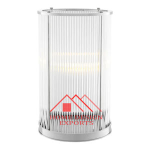 Centros DE MESA DE BODA Decoraciones Glass Hurricane Modern Candle Holder - Product Image 2