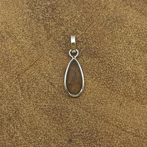 Plata de Ley 925, atractivo Colgante de Piedra ahumada facetada Natural, último diseño de joyería de moda de la India, Plata al por mayor - Product Image 1