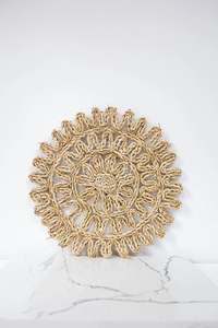 Alfombrillas tejidas de mesa, diseño único, trenzadas a mano, de jacinto de agua - Product Image 5