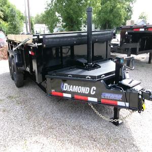 Remorque à benne basculante 1,5-5 tonnes, éclairage LED, revêtement en poudre, haute qualité, vérins hydrauliques à jambe articulée personnalisables, garantie Goodyear - Product Image 1