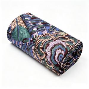 Tissu <span class=keywords><strong>pagne</strong></span> africain populaire <span class=keywords><strong>en</strong></span> cire avec décorations <span class=keywords><strong>en</strong></span> pierres <span class=keywords><strong>de</strong></span> cristal, 6 yards, tissu Ankara <span class=keywords><strong>en</strong></span> cire pour vêtements et pagnes pour femmes africaines - Product Image 4