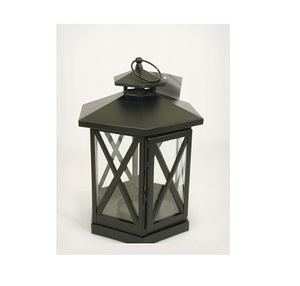 New Style <b>Black</b> Modern Candle Metal <b>Lantern</b> for Home Decor - Product Image 3