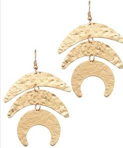 Petites boucles d'oreilles en forme de larme en laiton Minimaliste Élégant Bijoux de tous les jours Boucles d'oreilles en laiton de haute qualité Commande en gros - Product Image 2