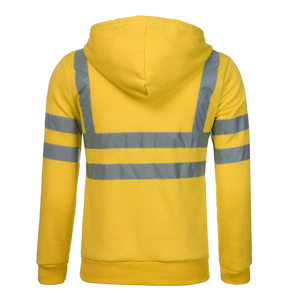 High Visibility Reflective Safety <b>Work</b> Shirt ANSI ISEA Certified <b>Waterproof</b> Breathable Polyester Construction Uniform Wholesale - Product Image 6