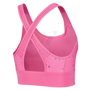 Sujetador deportivo con logotipo personalizado para mujer, sostén deportivo con logotipo personalizado, fabricación profesional - Product Image 2