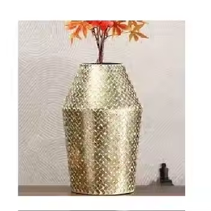 Highly Durable Metal Tabletop <b>Vase</b> for Home and Wedding <b>Vase</b> by decor Impex - Product Image 1
