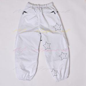 Cortavientos de esquí holgado personalizado al por mayor y pantalones de esquí Hipster holgados para mujer cierre de cremallera impermeable - Product Image 5