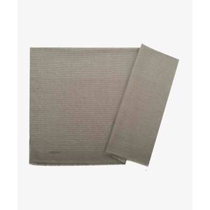 Pañuelo Rectangular y Diadema de Poliéster con Brillo y Rayas de Visón - Product Image 1