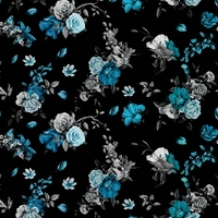 Poliéster Koshibo Chifón Diferentes tipos de estilos de patrón de flores Impresión digital para bodas Damas Imprimir Diseñador Tops Tela