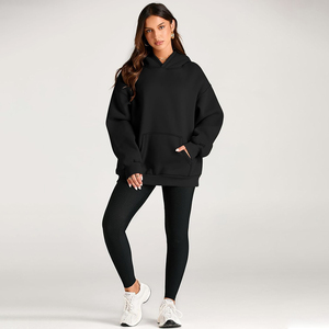 Lâche décontracté à manches longues pull à capuche personnalité sweats 100% coton femmes personnalisé imprimé à capuche prix pas cher - Product Image 1
