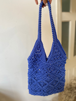 Sacs à main Lady Macramé en multicolore Bohème tissé Beach Tote Bag Style Handmade