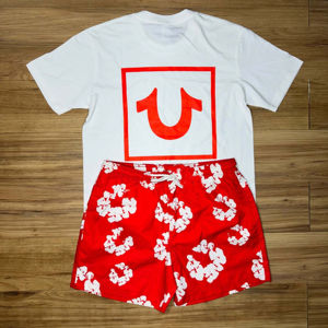 Conjunto de dos piezas de verano para hombre 2025 con camiseta fina transpirable de manga corta, conjuntos de pantalones cortos, camiseta y pantalones cortos sublimados para Unisex - Product Image 4